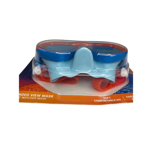Speedo Junior Wave Watcher Mask Ages 6-14 Adjustable Straps Anti-Fog New - Picture 3 of 10